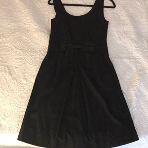 Kate Spade black dress with bow in front, size 6